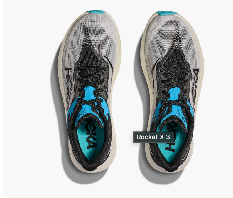 All Gender Hoka Rocket X 3